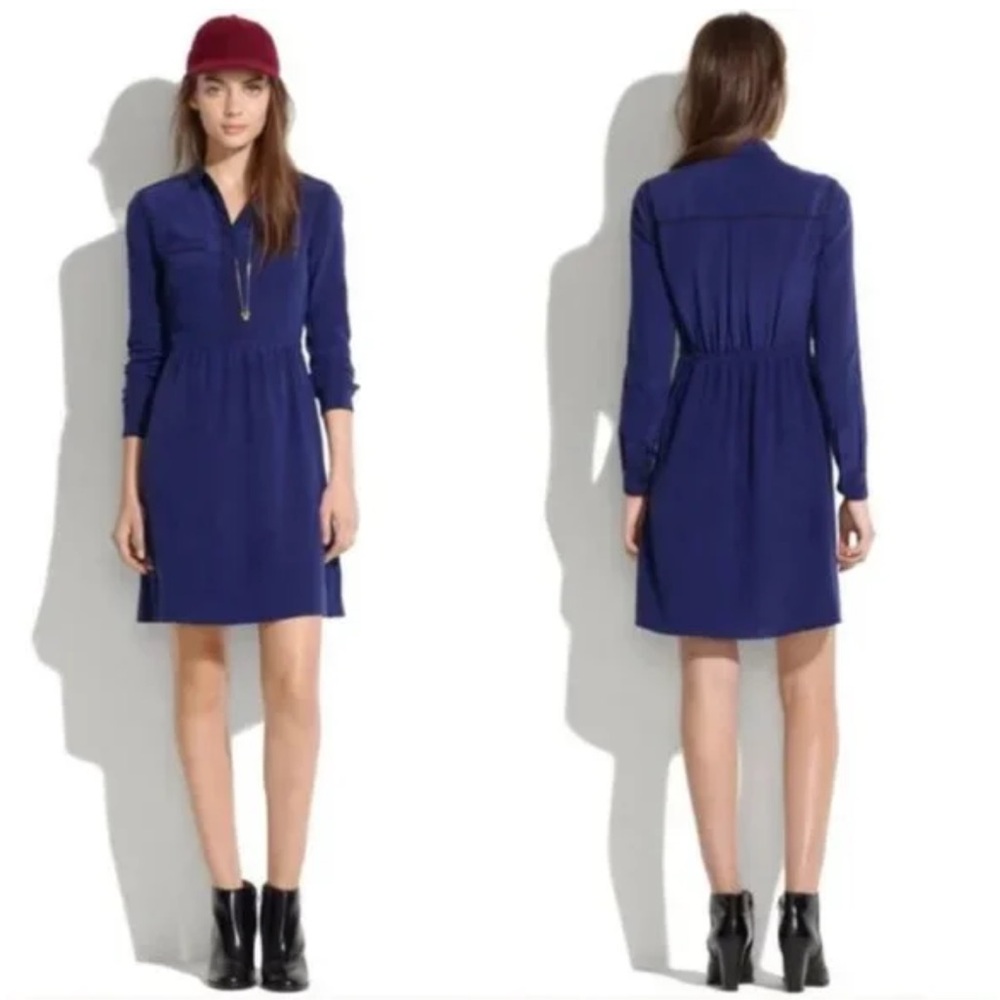 Madewell Silk Shirtdress